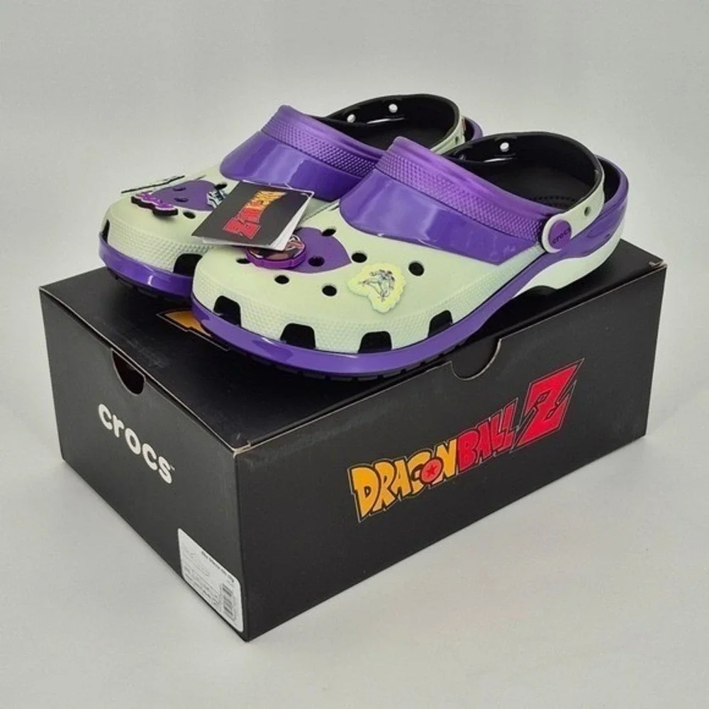 Crocs Dragon Ball Z Frieza Classic Clogs Adult Men's Size 11 NWB Purple Unisex